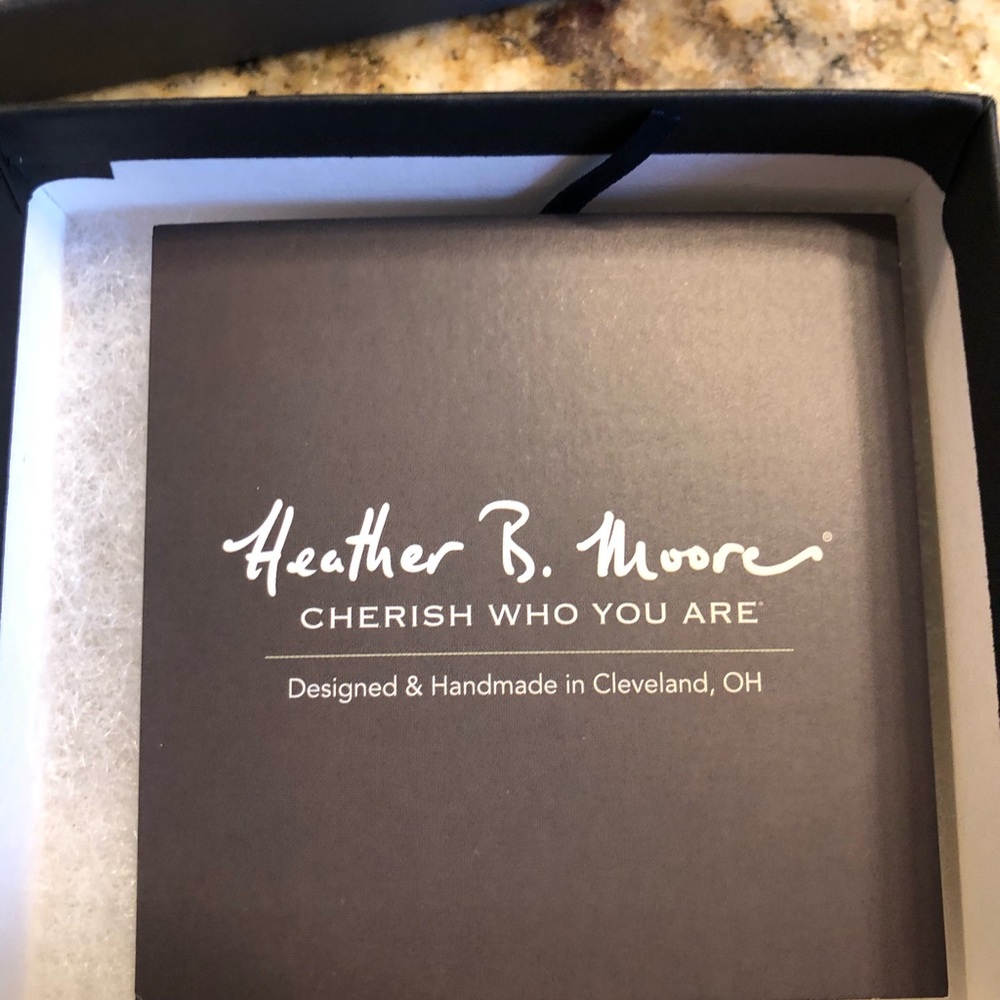 Heather B Moore diamond charm